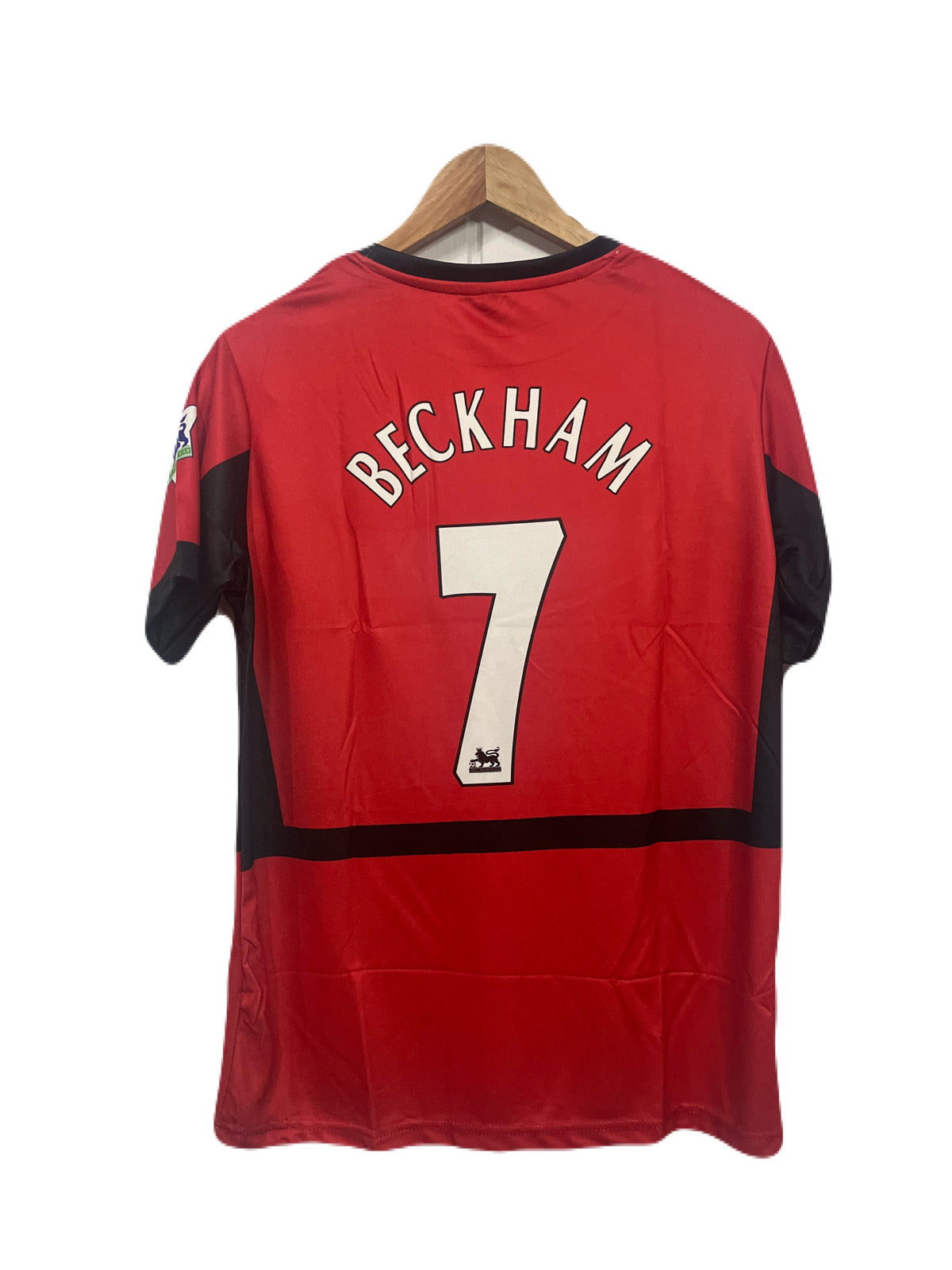 Beckham Manchester United 2002-03 Home kit  half sleeve jersey  - P1812