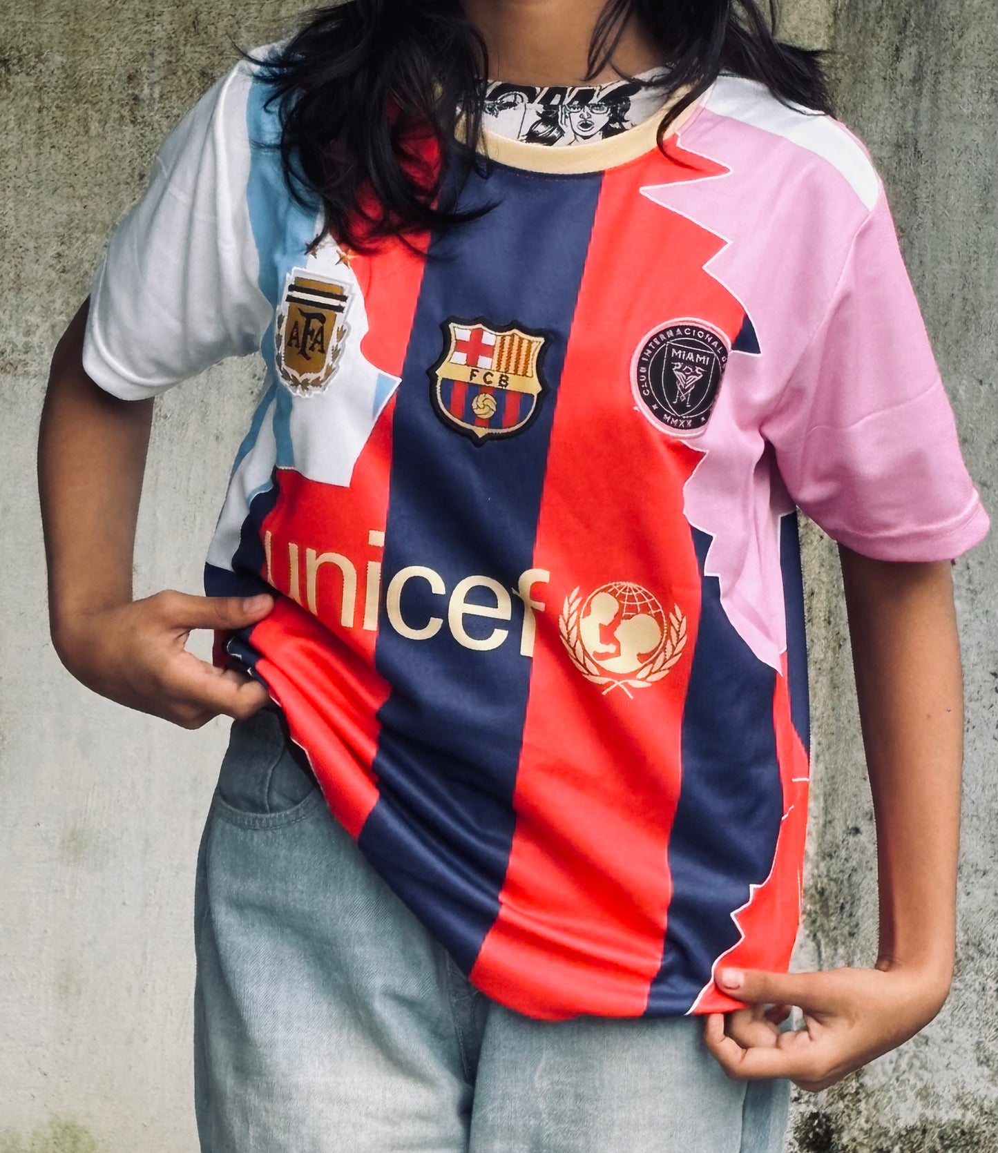 Leo messi all time club jersey embroidery Limited edition