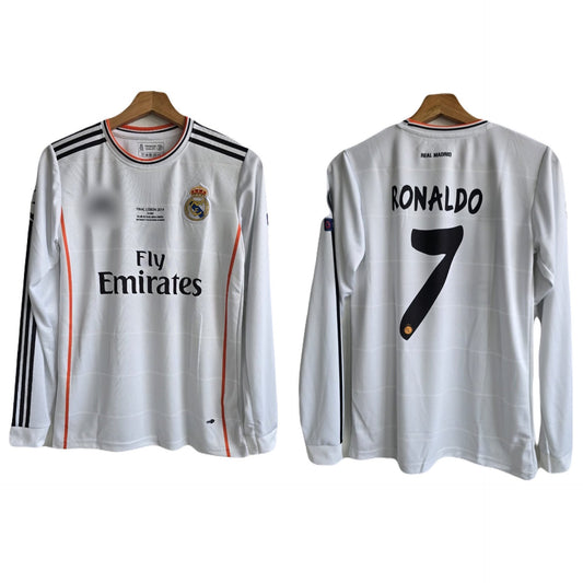 Realmadrid 2013/14 home jersey full sleeve ronaldo - ms retro store