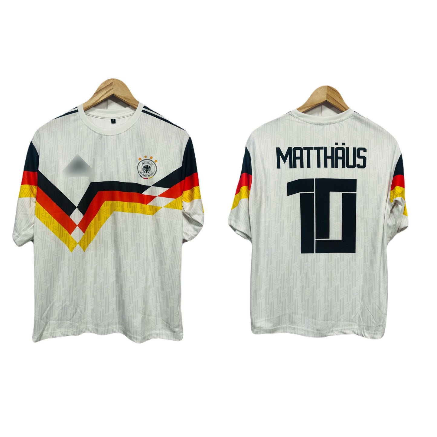 Germany 1990 world cup home kit matthaus Fivesleeve -  P495 Ms Retro Store