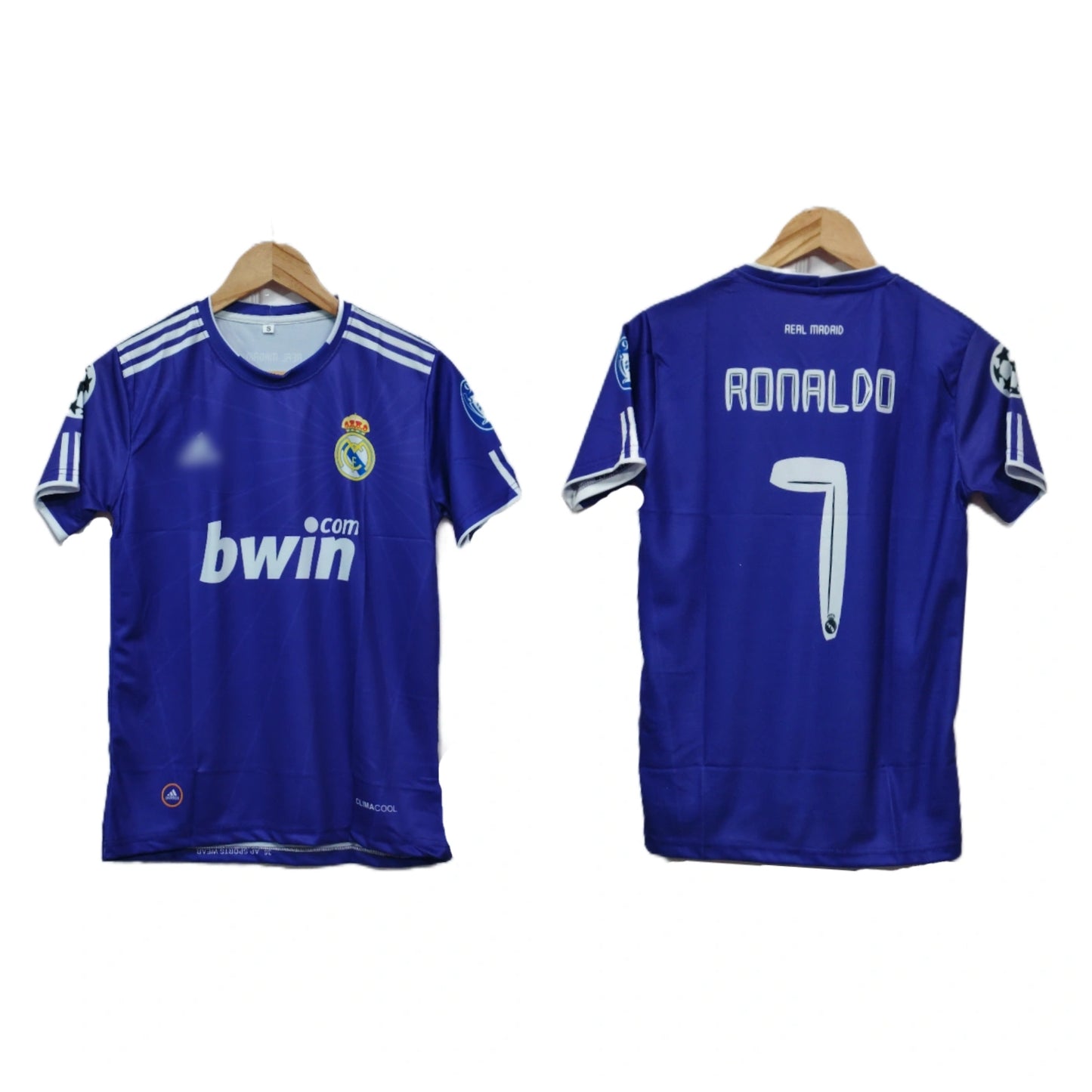 Real madrid 2007-08 Away kit Ronaldo Half sleeve - Ms Retro Store