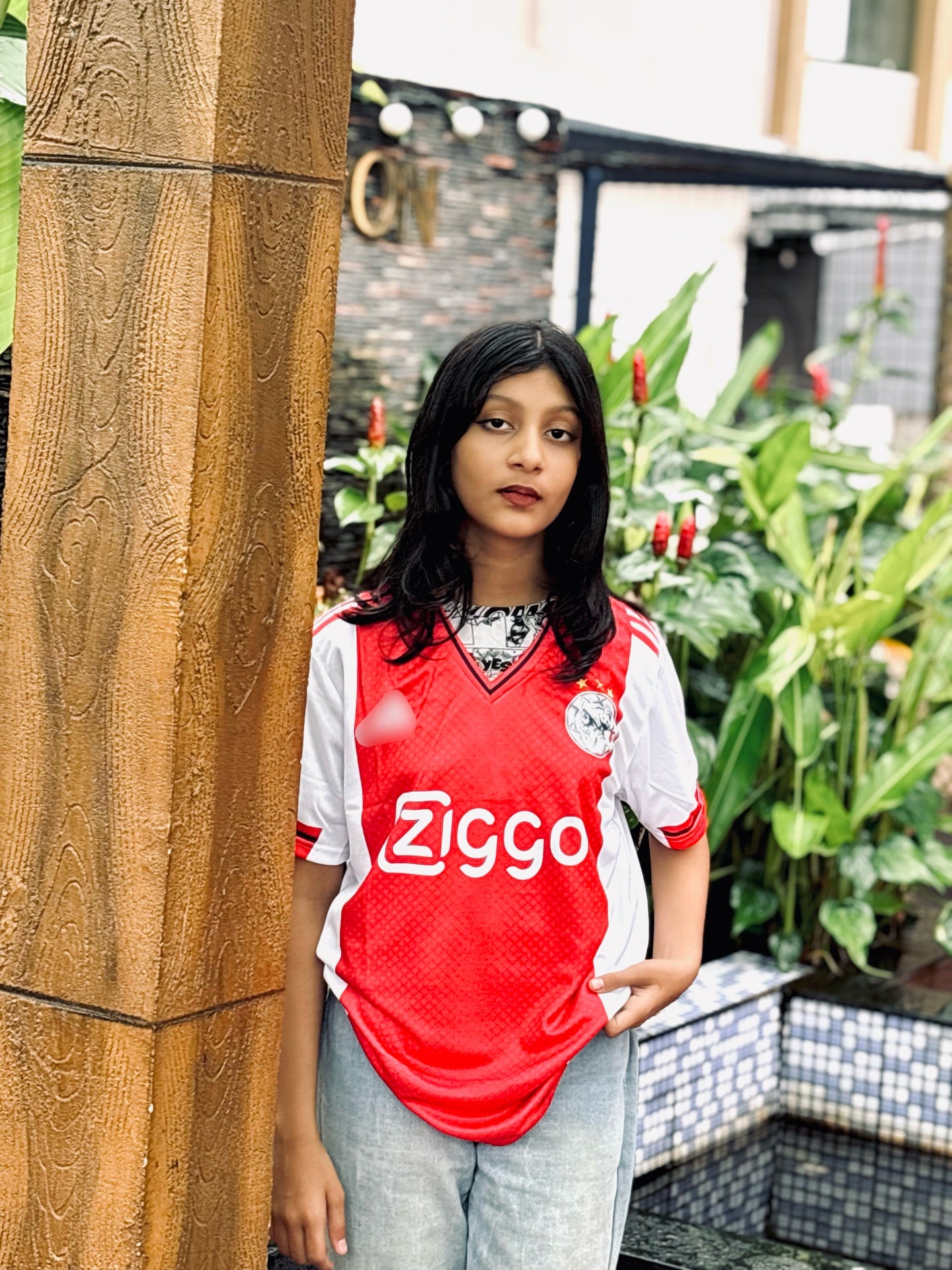 Ajax 2019/20 home jersey half sleeve P256 - Ms retro store