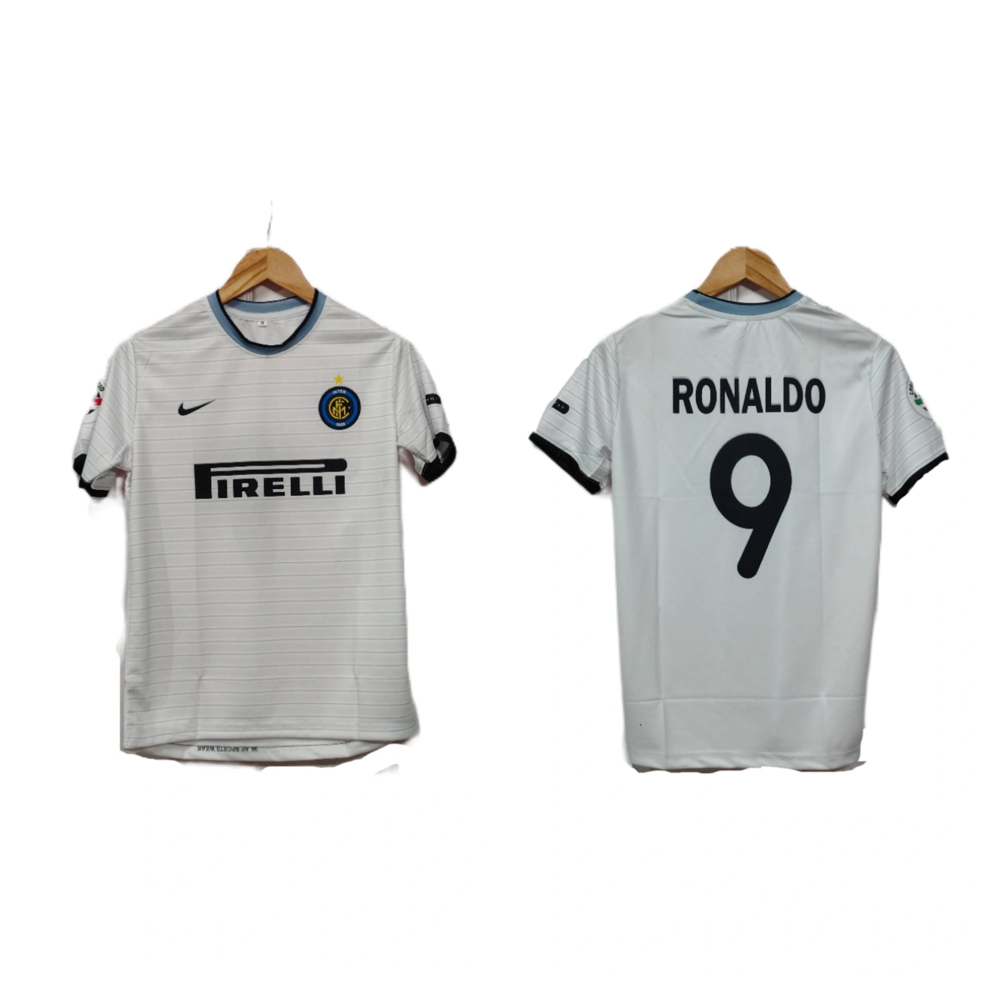 Inter Milan 2000-01 Away kit Ronaldo nazario Half sleeve P556 Ms