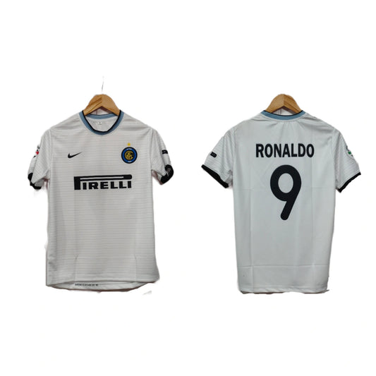 Inter Milan 2000-01 Away kit Ronaldo nazario Half sleeve - Ms Retro Store