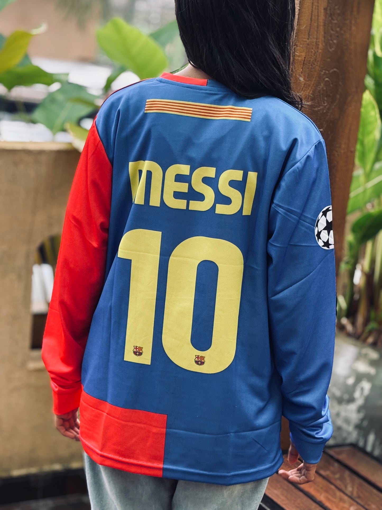 Messi 2009 Barcelona full sleeve embroidery p21