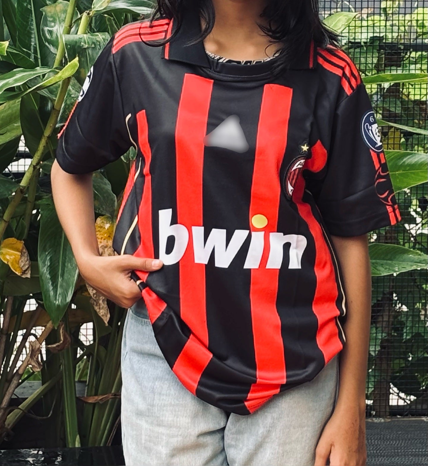 Ac milan maldini 2007 home embroidery - ms retro store