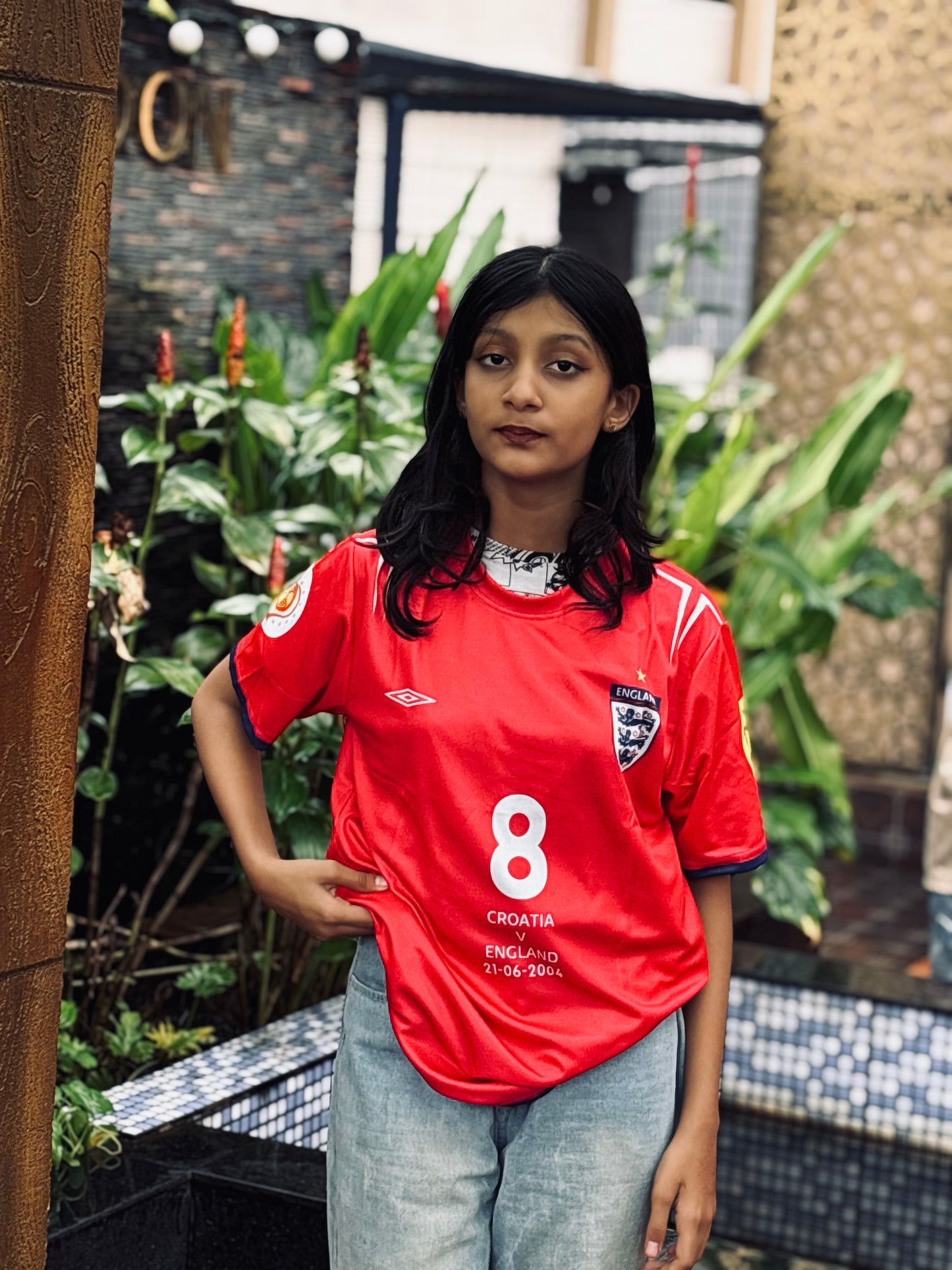 Scholes england 2004 home jersey - ms retro store