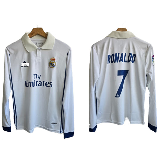 Realmadrid 2018 full sleeve collar type ronaldo P44 - ms retro store