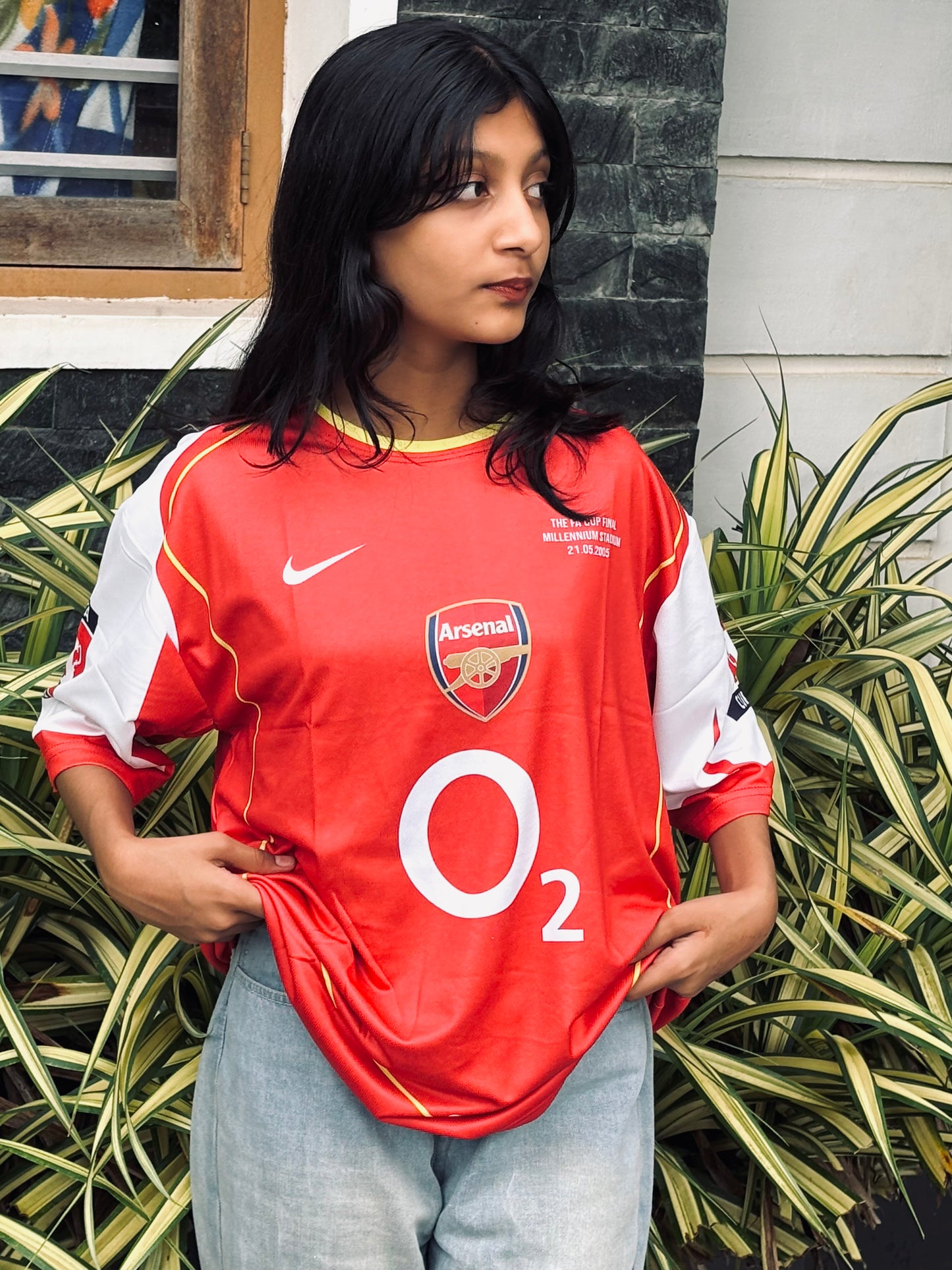 Arsenal 2004/05 home jersey viera - ms retro store