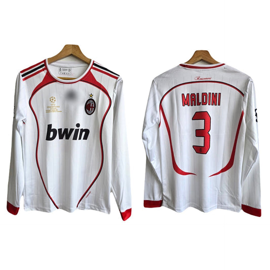 AC MILAN FULL SLEEVE  2006/07  UCL FINAL EDITION MALDINI  - MS RETRO STORE