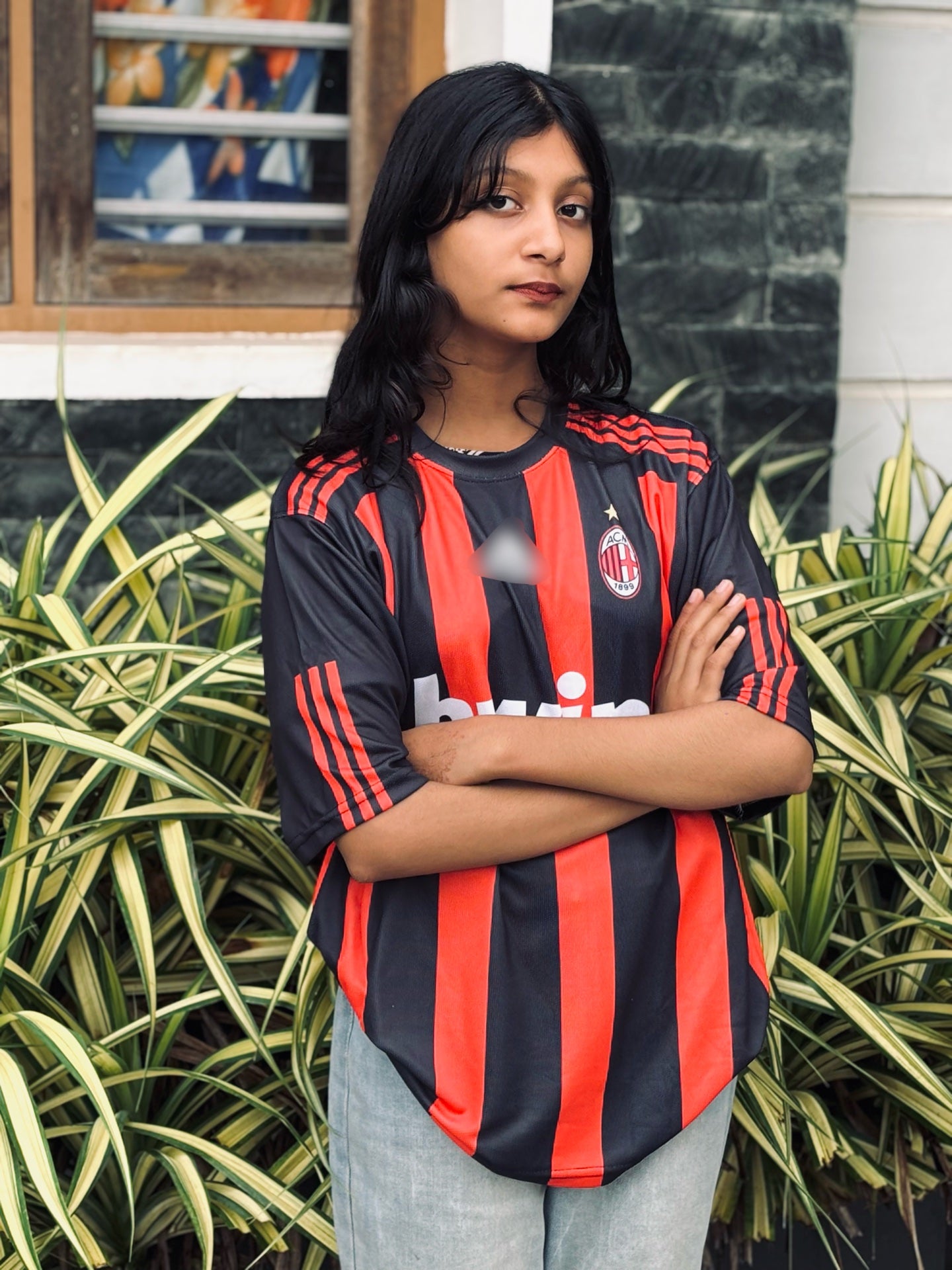 Ac milan 2008/09 home jersey beckham five sleeve - P776 ms retro store