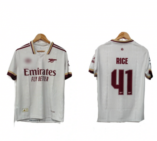 Arsenal 2025-26 Third kit Rice Half sleeve - Ms Retro Store