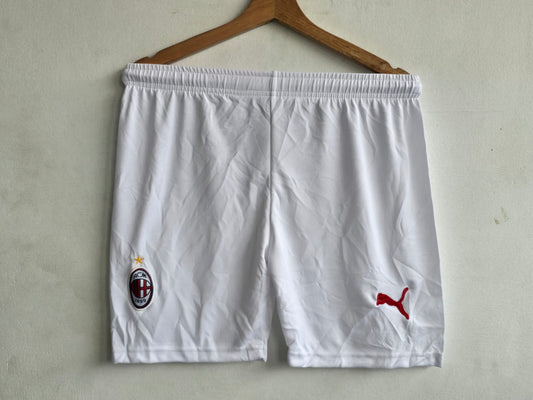 Ac milan white  shorts P2227- ms retro store