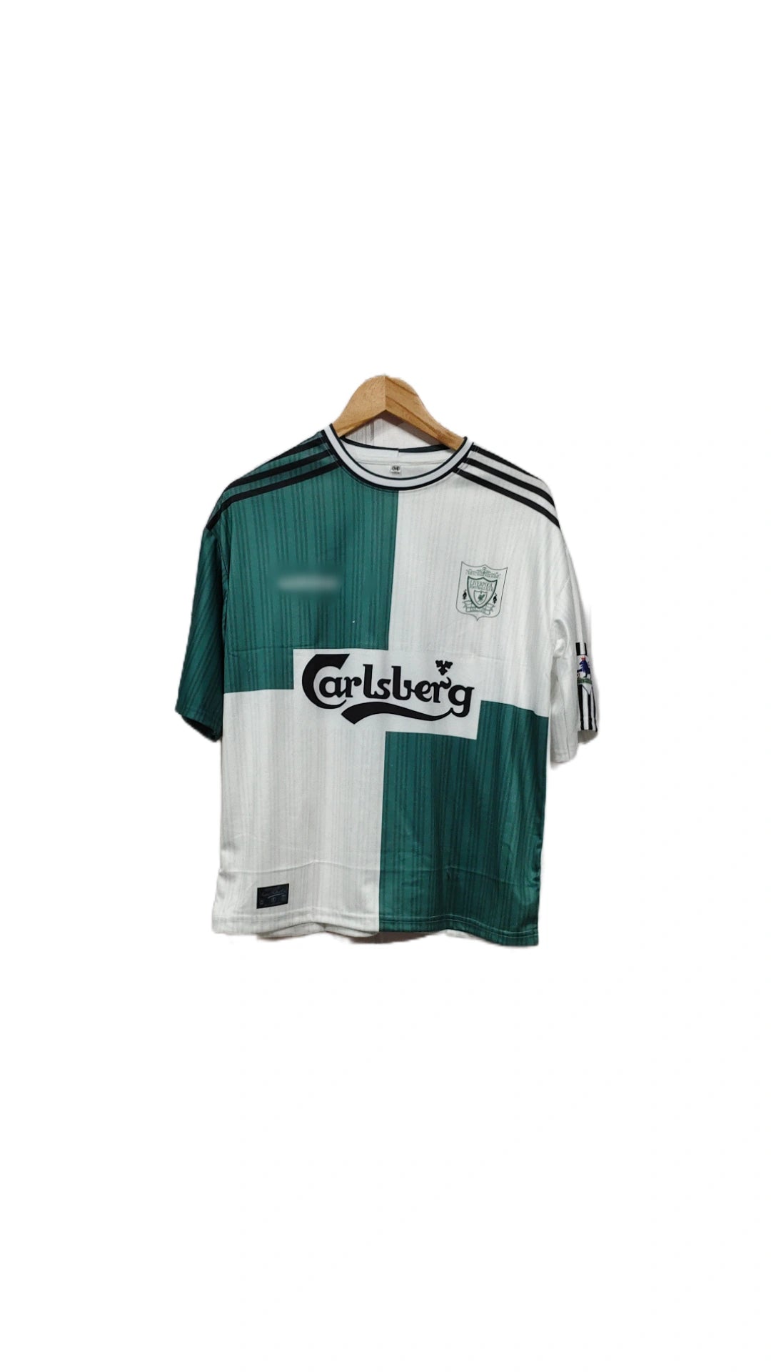 Liverpool 1995-96 Away kit Torres Five Sleeve - Ms Retro Store