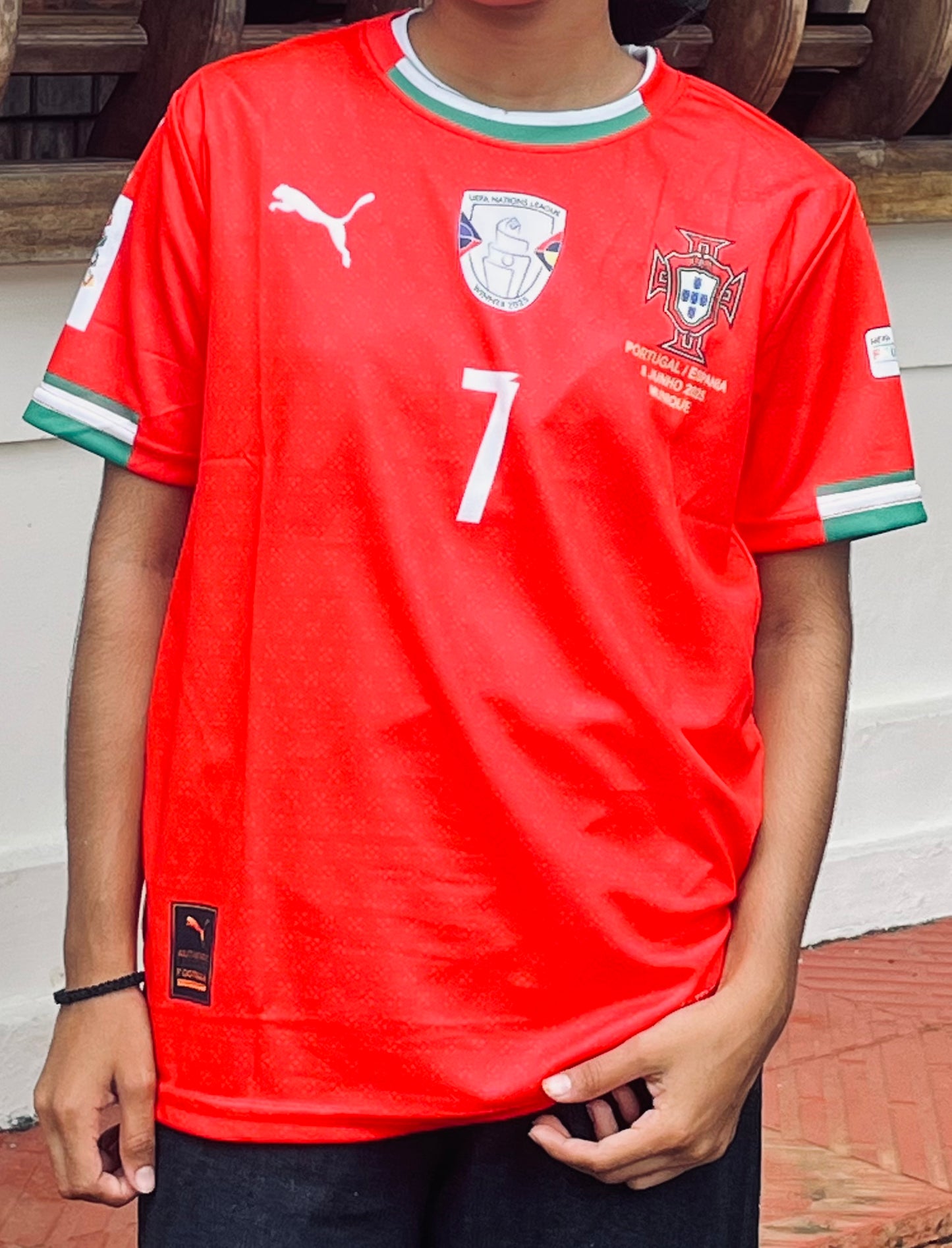 Portugal 2025 Uefa nations league final jersey ronaldo - ms retro store