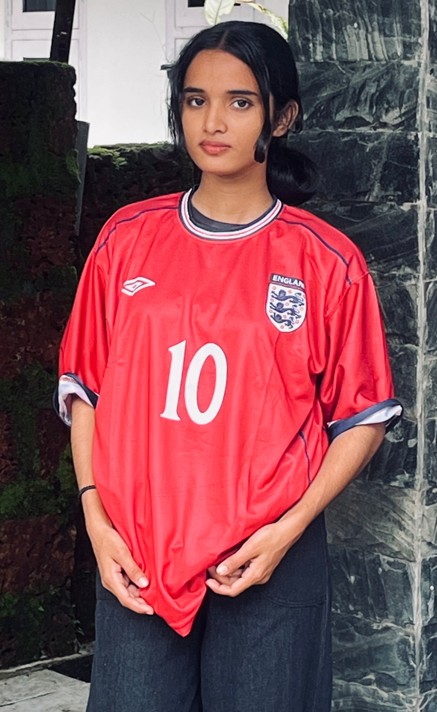england 2002 owen five sleeve - ms retro store