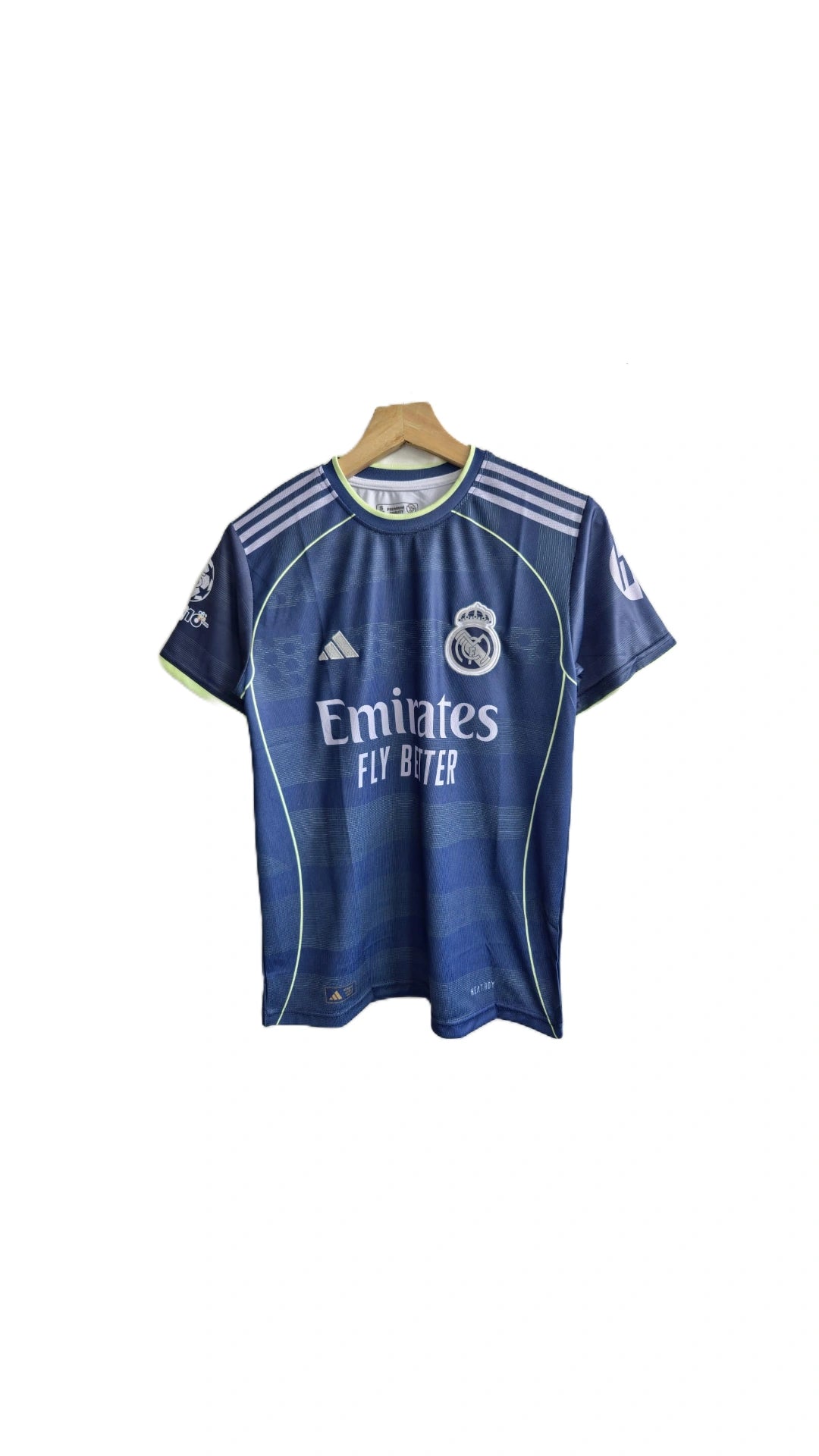 Real madrid 2025-26 Away Mbappe Half sleeve embroidery -  P498 - Ms Retro Store