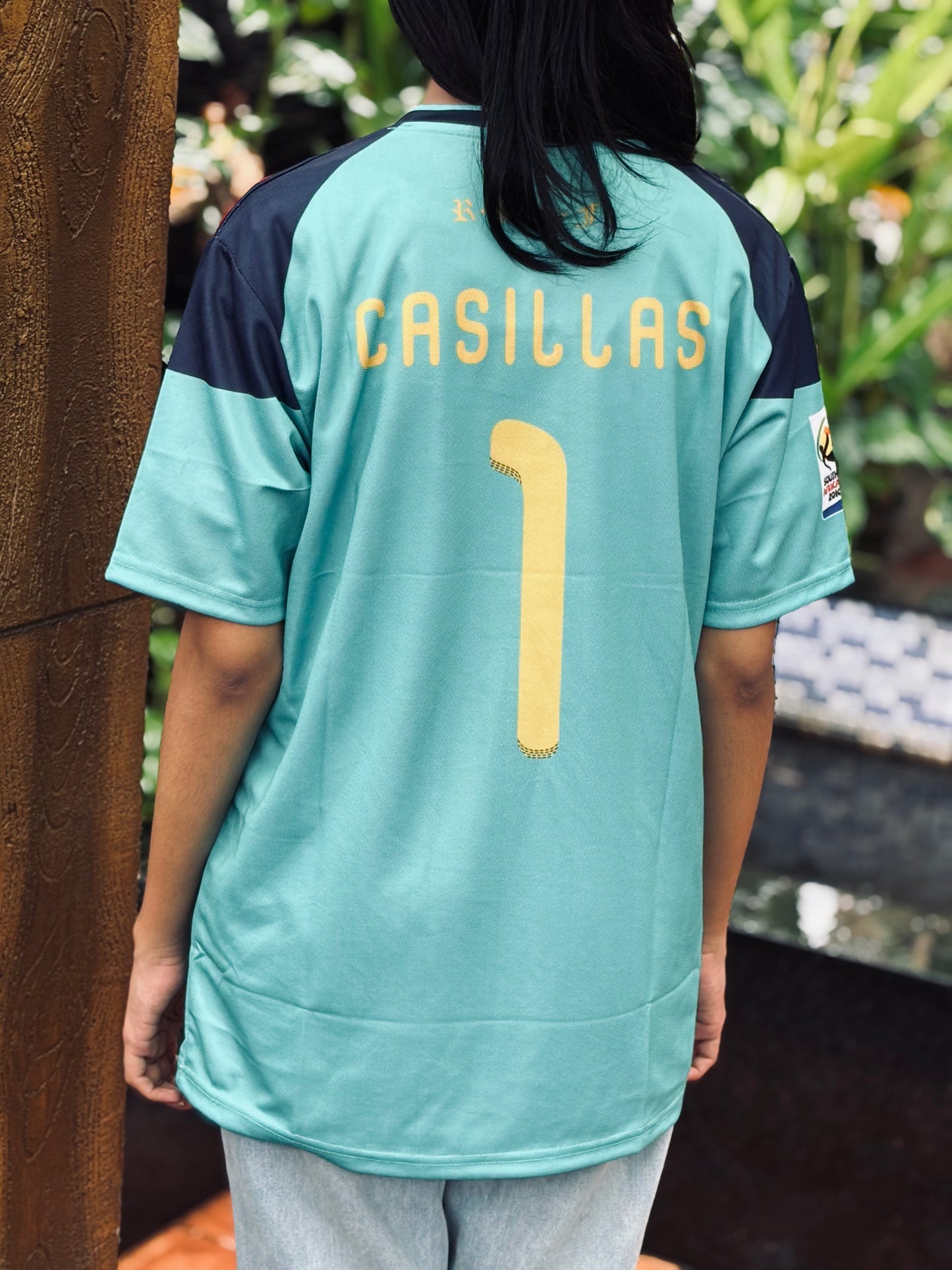 Spain 2010 world cup jersey Casillas P53 - ms retro store