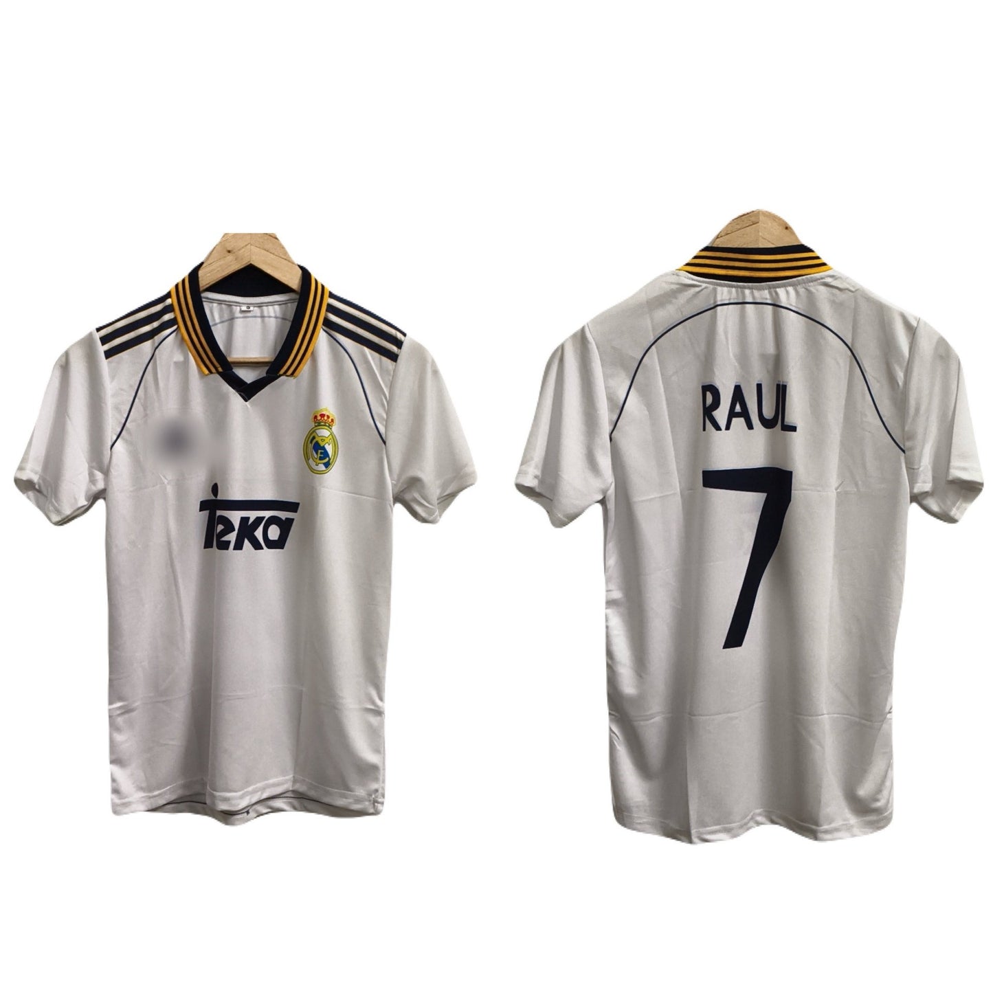 Real madrid 1998/2000 home kit raul vintage P84 - ms retro store