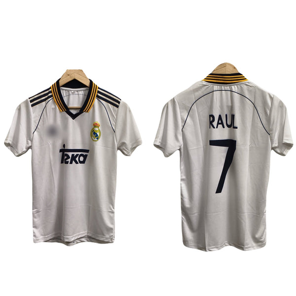 Real madrid 1998/2000 home kit raul vintage P84 - ms retro store