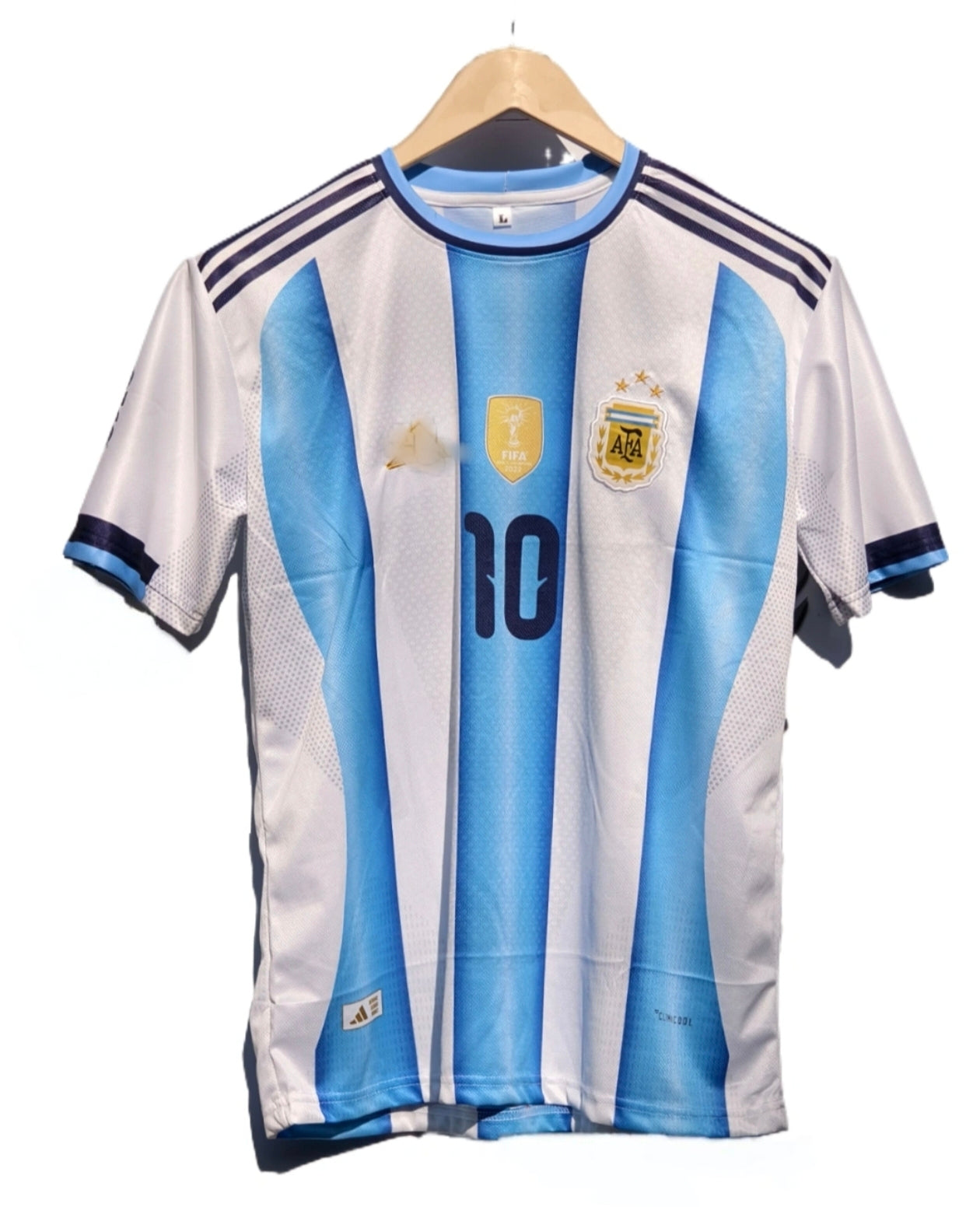 Argentina 2026 World Cup Home Kit Messi Half Sleeve embroidery - P1220 Ms Retro Store