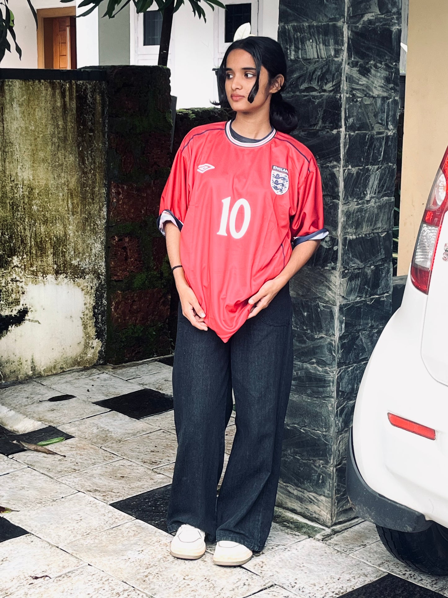 england 2002 owen five sleeve - ms retro store