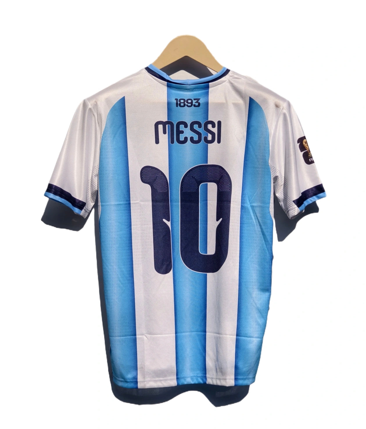 Argentina 2026 World Cup Home Kit Messi Half Sleeve embroidery - P1220 Ms Retro Store