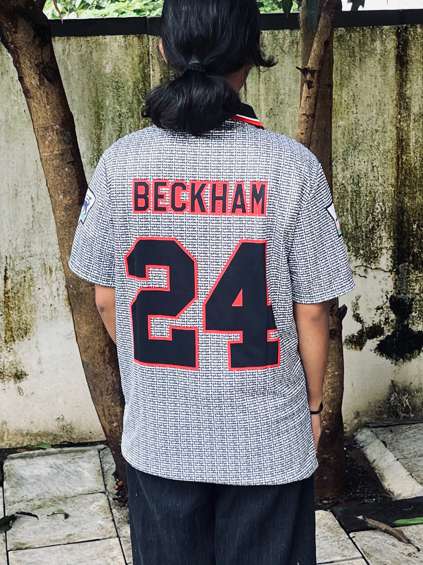 Manchester united 1995/96 away shirt beckham - p529 - ms retro store