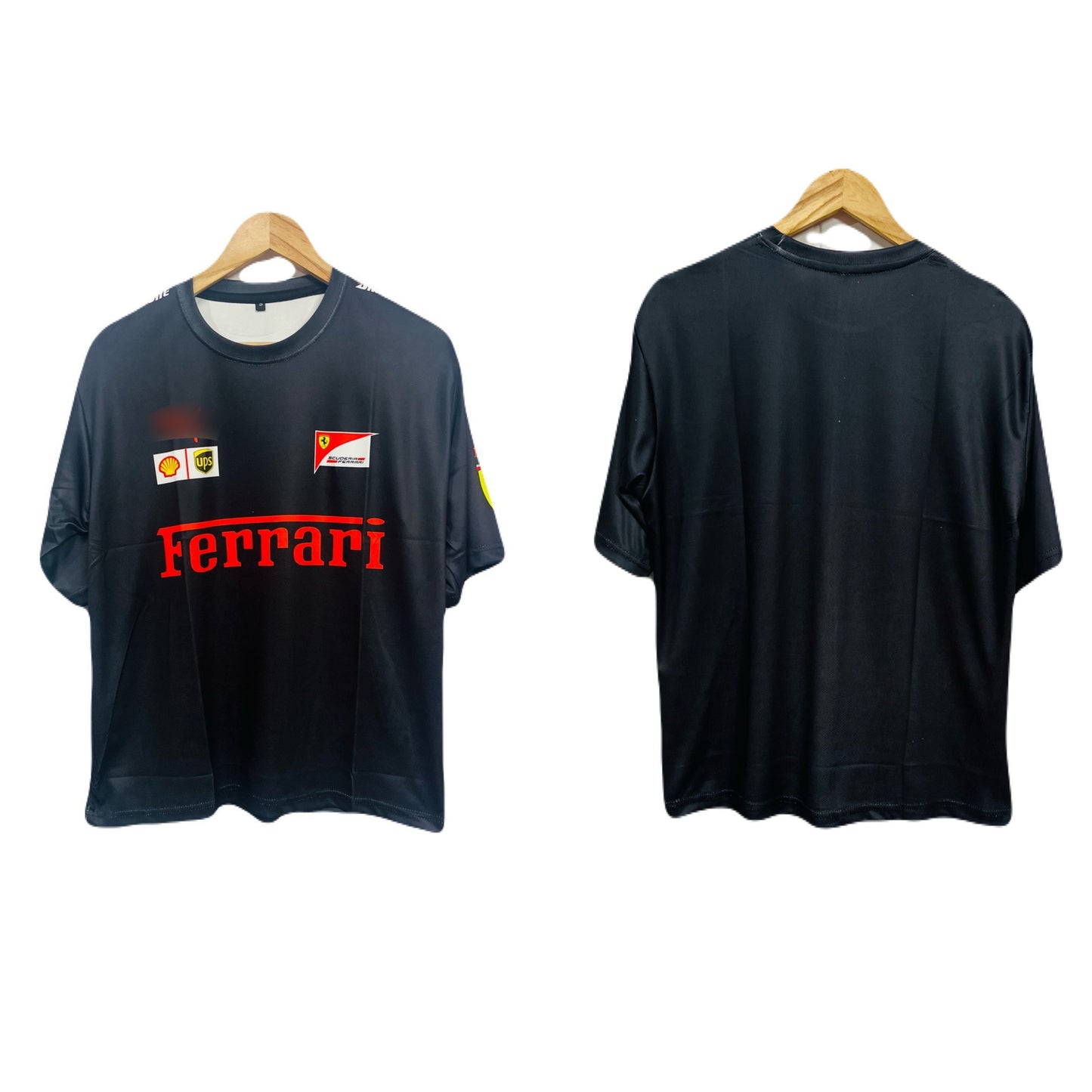 Ferrari Racing oversized t shirt Fivesleeve - P493 Ms Retro Store