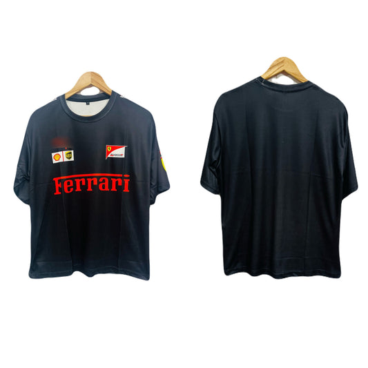 Ferrari Racing oversized t shirt Fivesleeve - P493 Ms Retro Store
