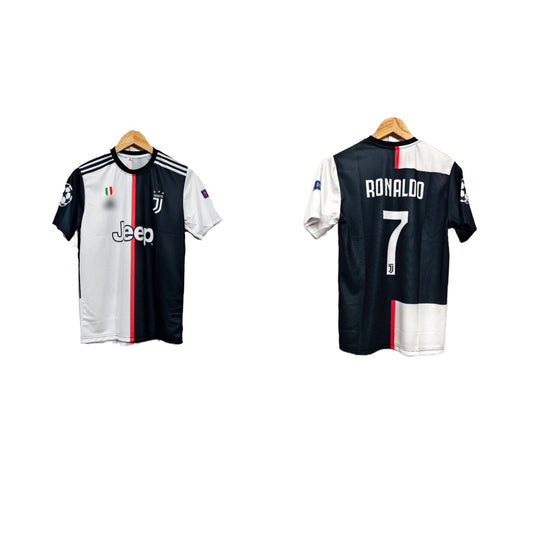 Juventus 2019-20 Home kit Ronaldo Half sleeve - P77 - Ms Retro Store