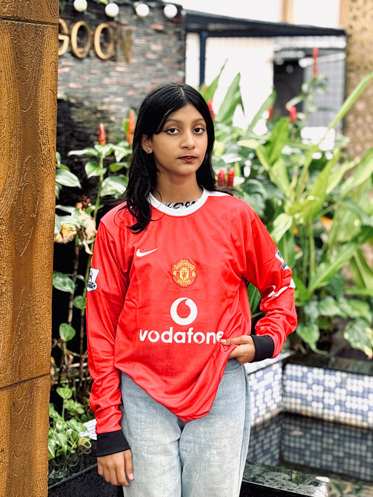 Manchester united 2004/06 home jersey ronaldo full sleeve  - ms retro store