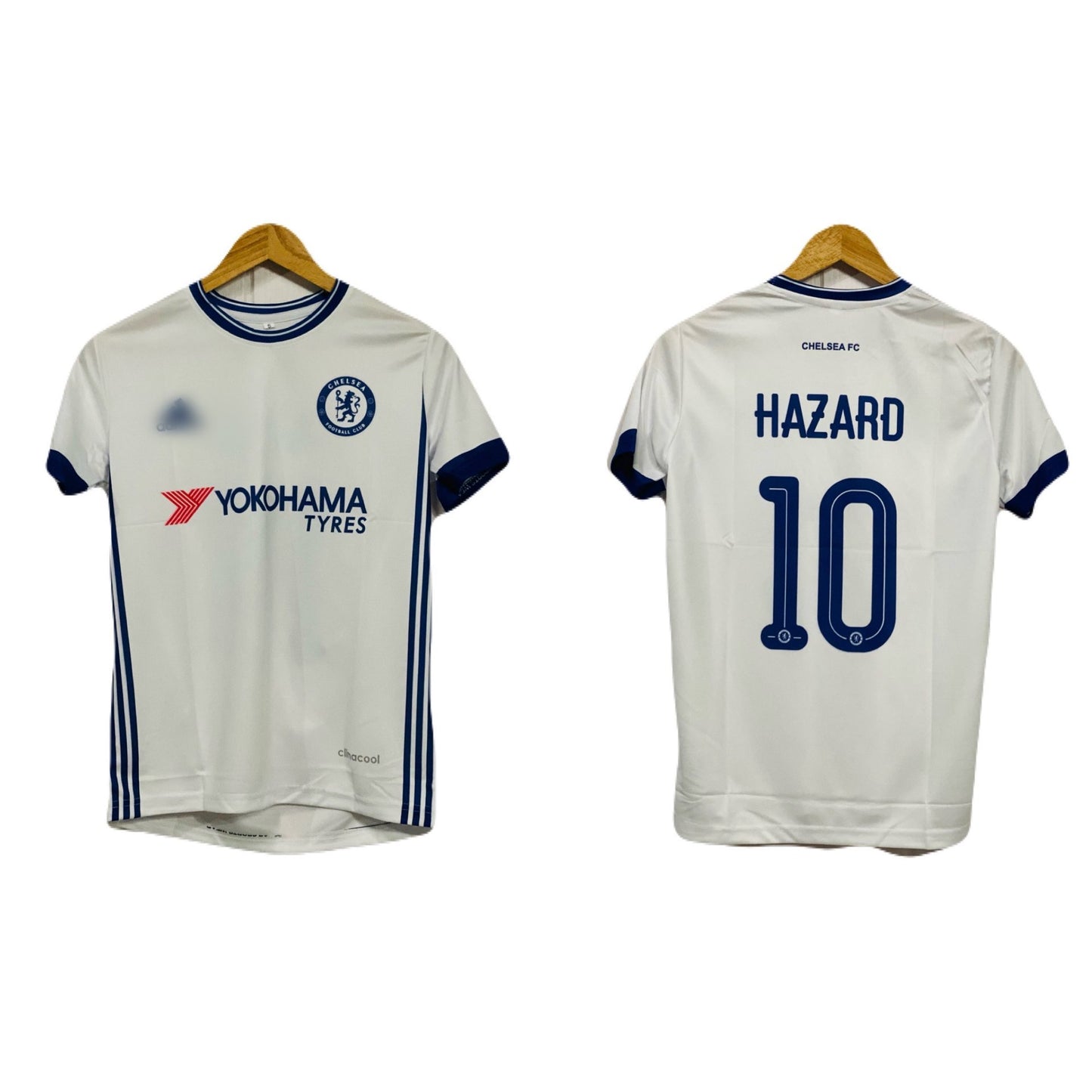 Chelsea 2016-17 Away Hazard Half sleeve P243 Ms Retro Store