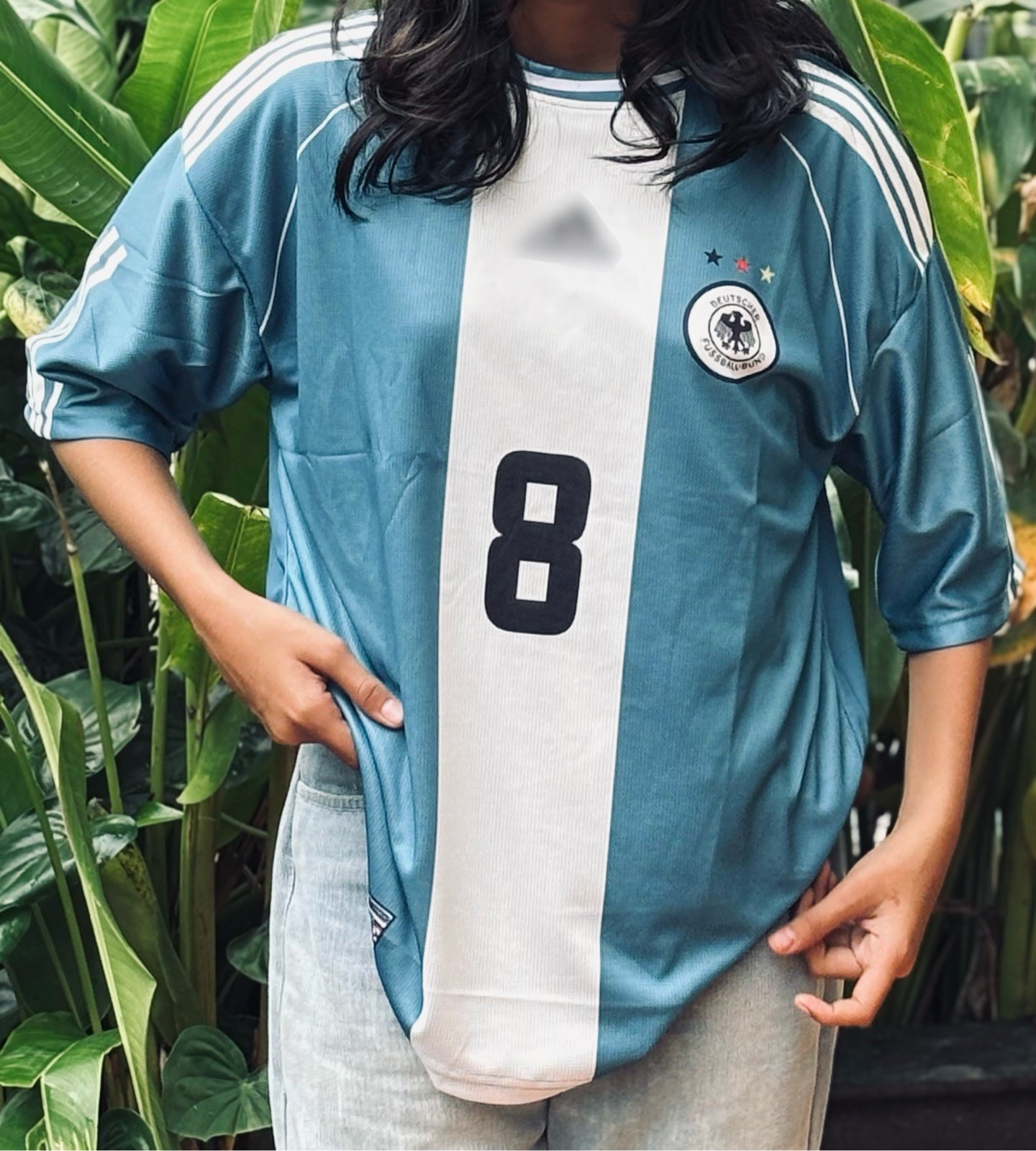 Germany 1998 Away Shirt MATTHÄUS five sleeve P45 - ms retro store