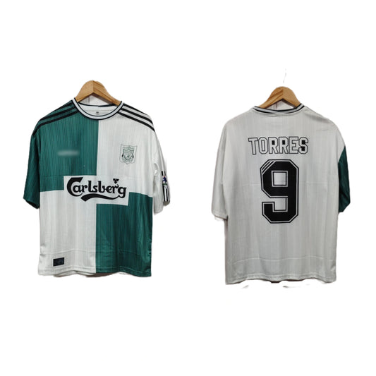 Liverpool 1995-96 Away kit Torres Five Sleeve - Ms Retro Store