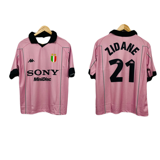 Juventus 1997/98  Away kit Zidane Fivesleeve - P492 Ms Retro Store