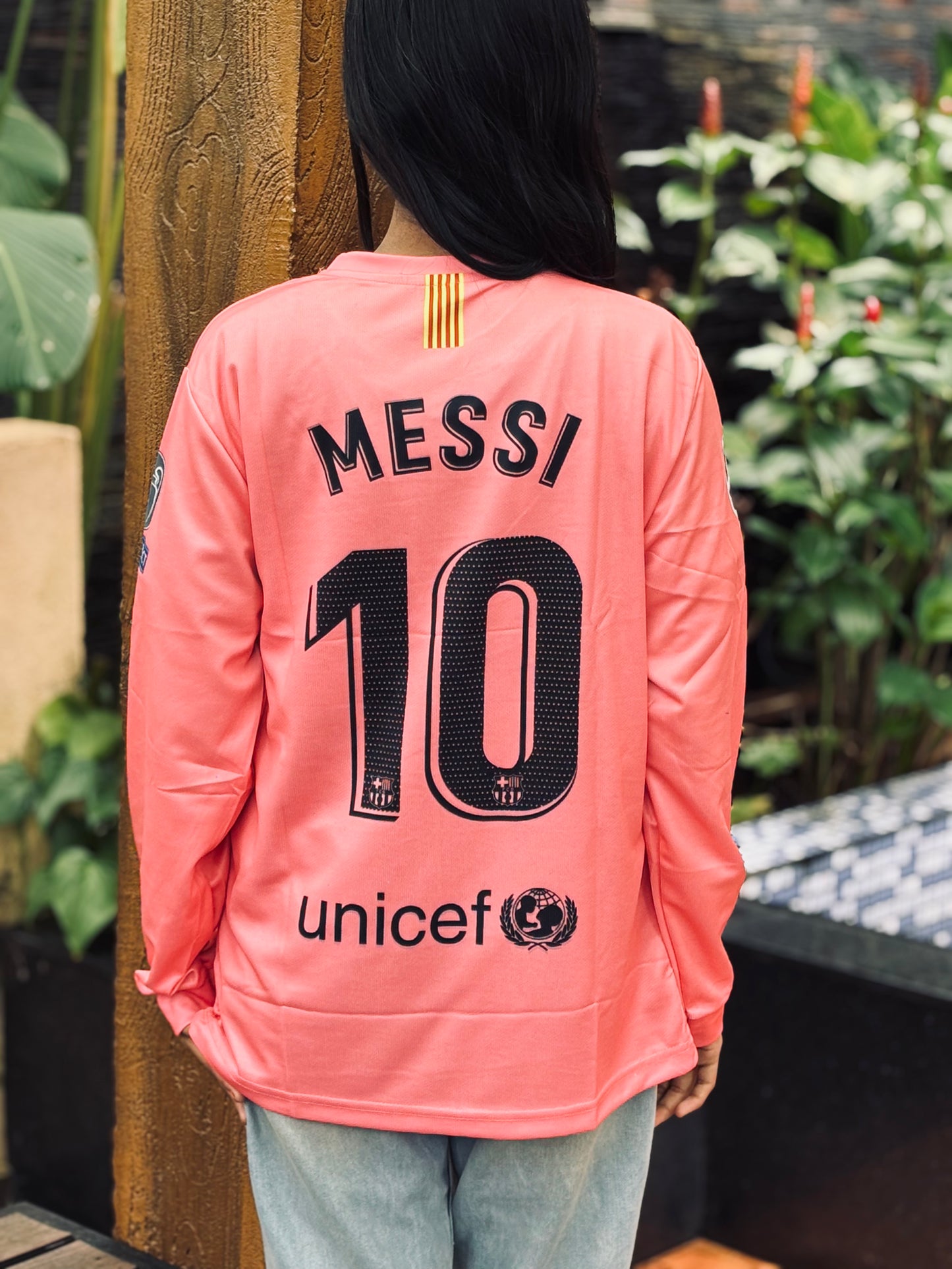 Barcelona 2018/19 third kit full slevee leo messi  - ms retro store