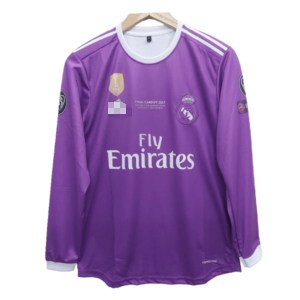 Best Retro jersey Ronaldo purple 2017 final edition Full sleeve - ms retro jersey