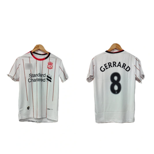 Liverpool 2010-11 Away kit Gerrard Half sleeve  - Ms Retro Store