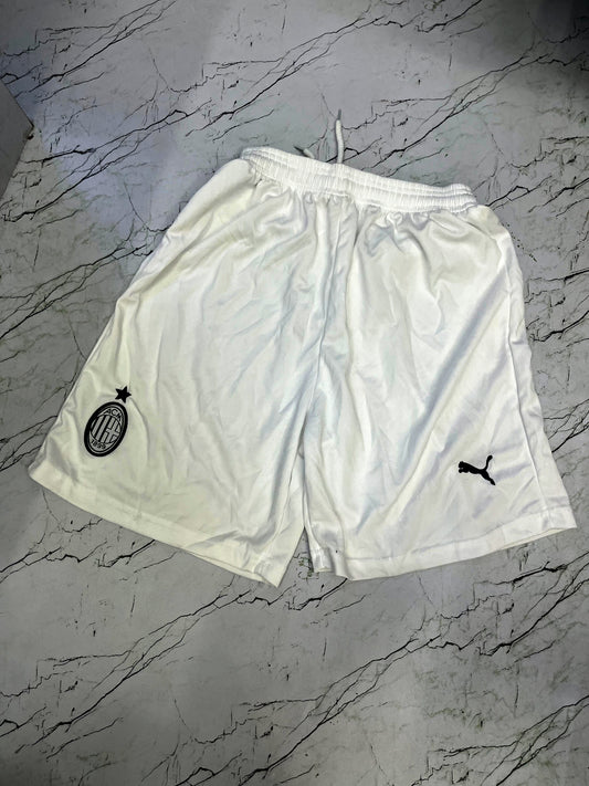 Premium first quality Ac Milan White   Shorts - Ms Retro Store