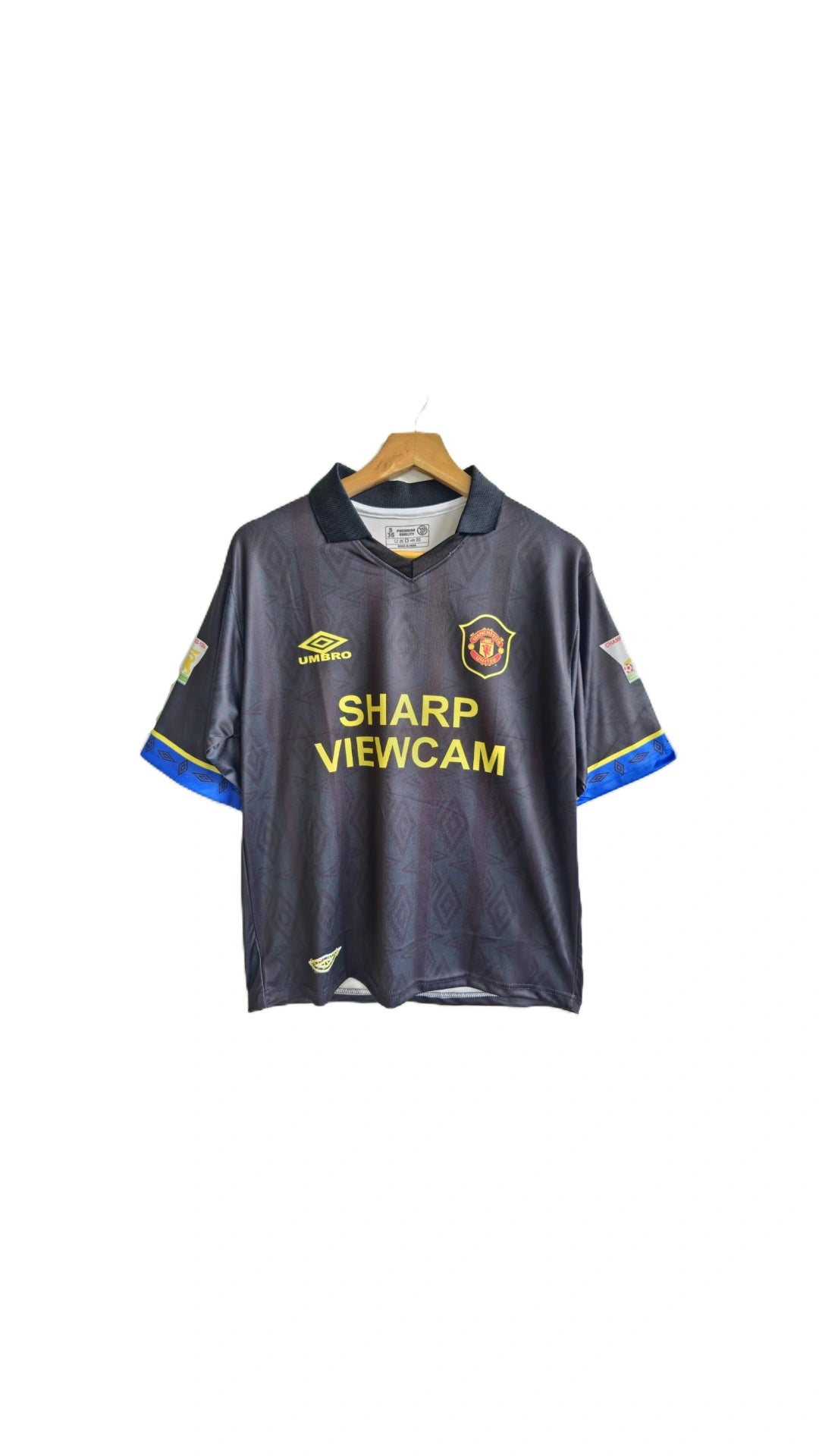 Manchester united 1993-94 Away kit Beckham - P499 - Ms Retro Store