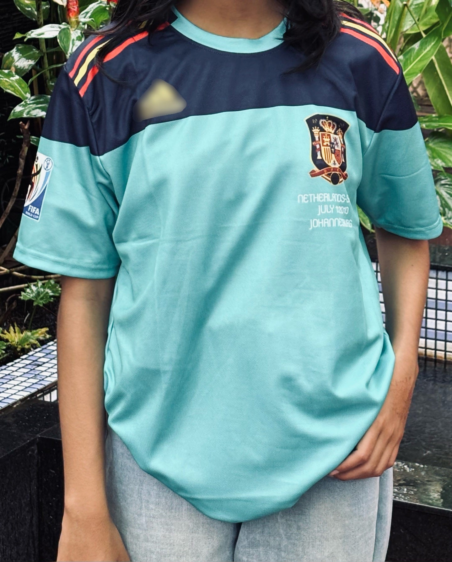 Spain 2010 world cup jersey Casillas P53 - ms retro store