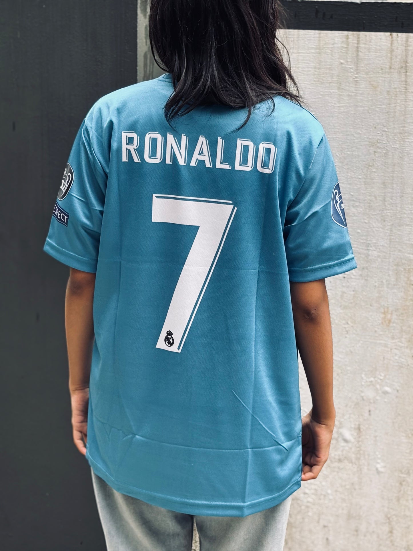 Realmadrid 2017/18 third kit full sleeve ronaldo P34 - ms retro store
