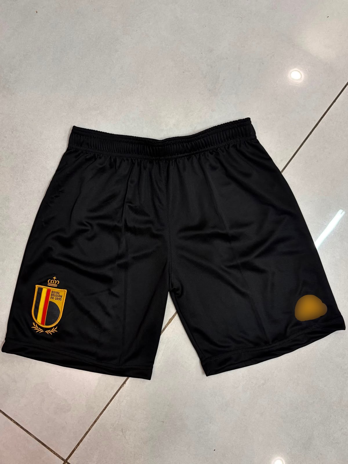 Belgium 2026 Worldcup shorts embroidery -