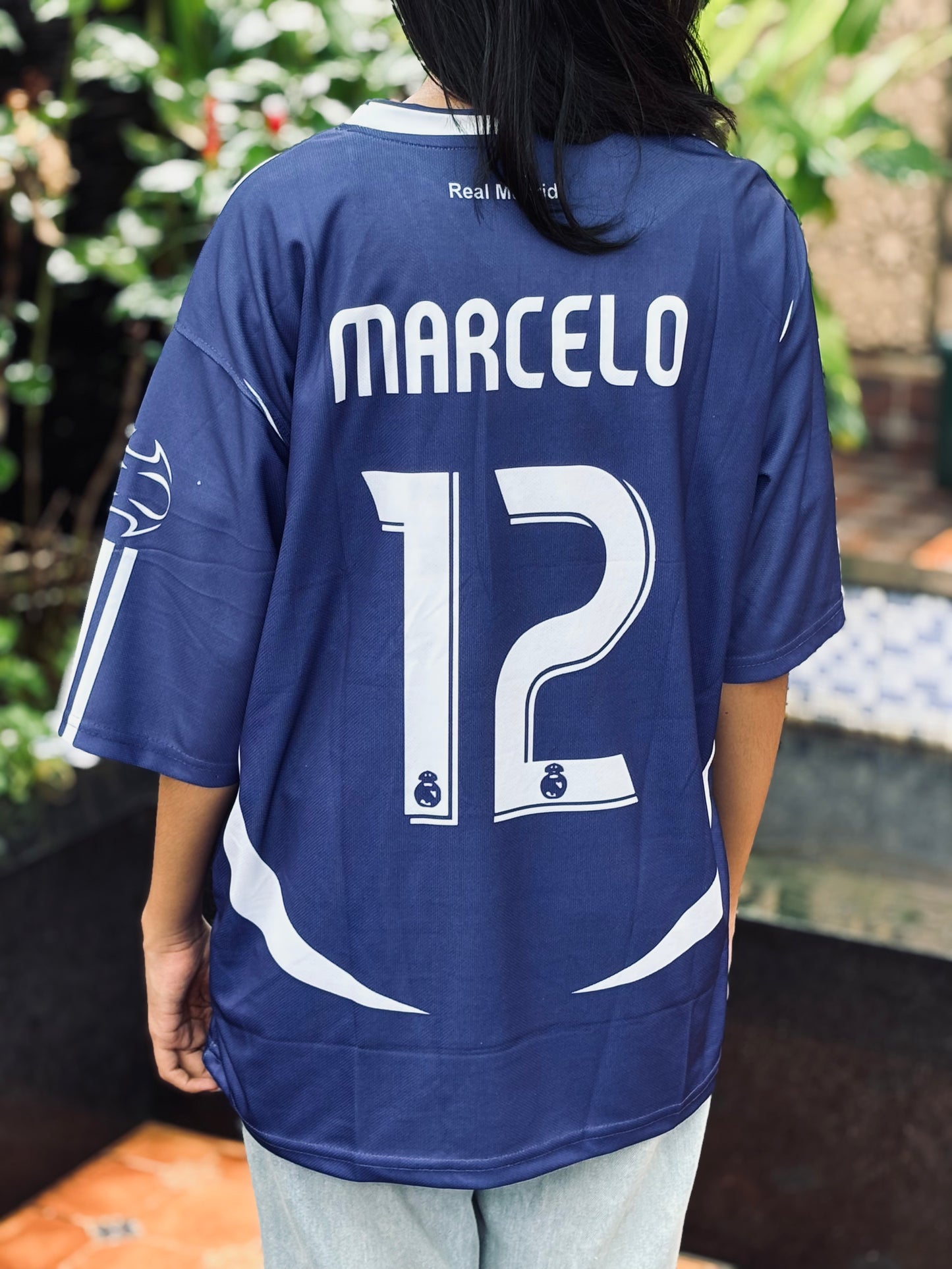 real madrid vintage blue kit Marcelo - ms retro store