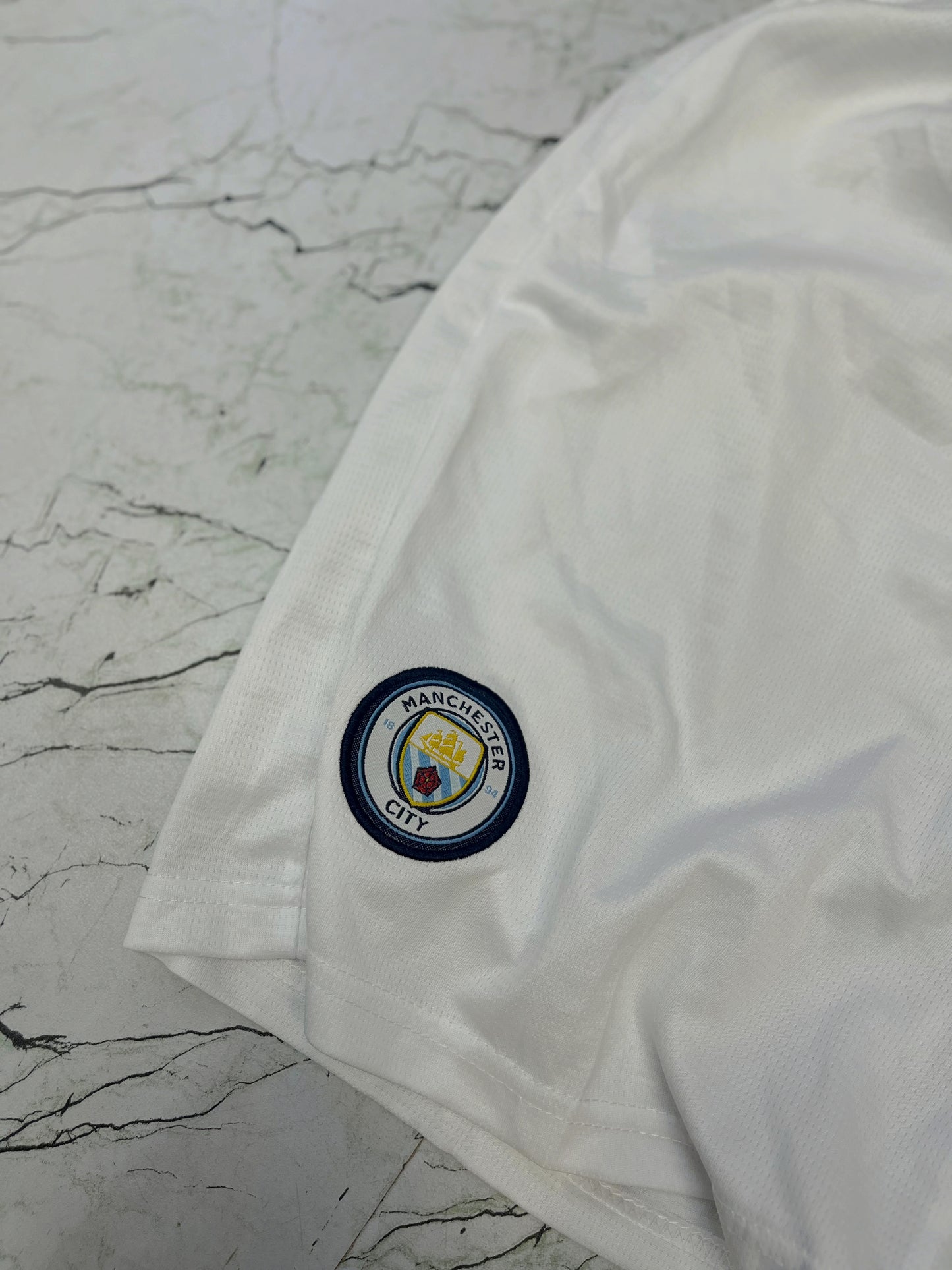 Premium first quality    Manchester city White   Shorts - Ms Retro Store