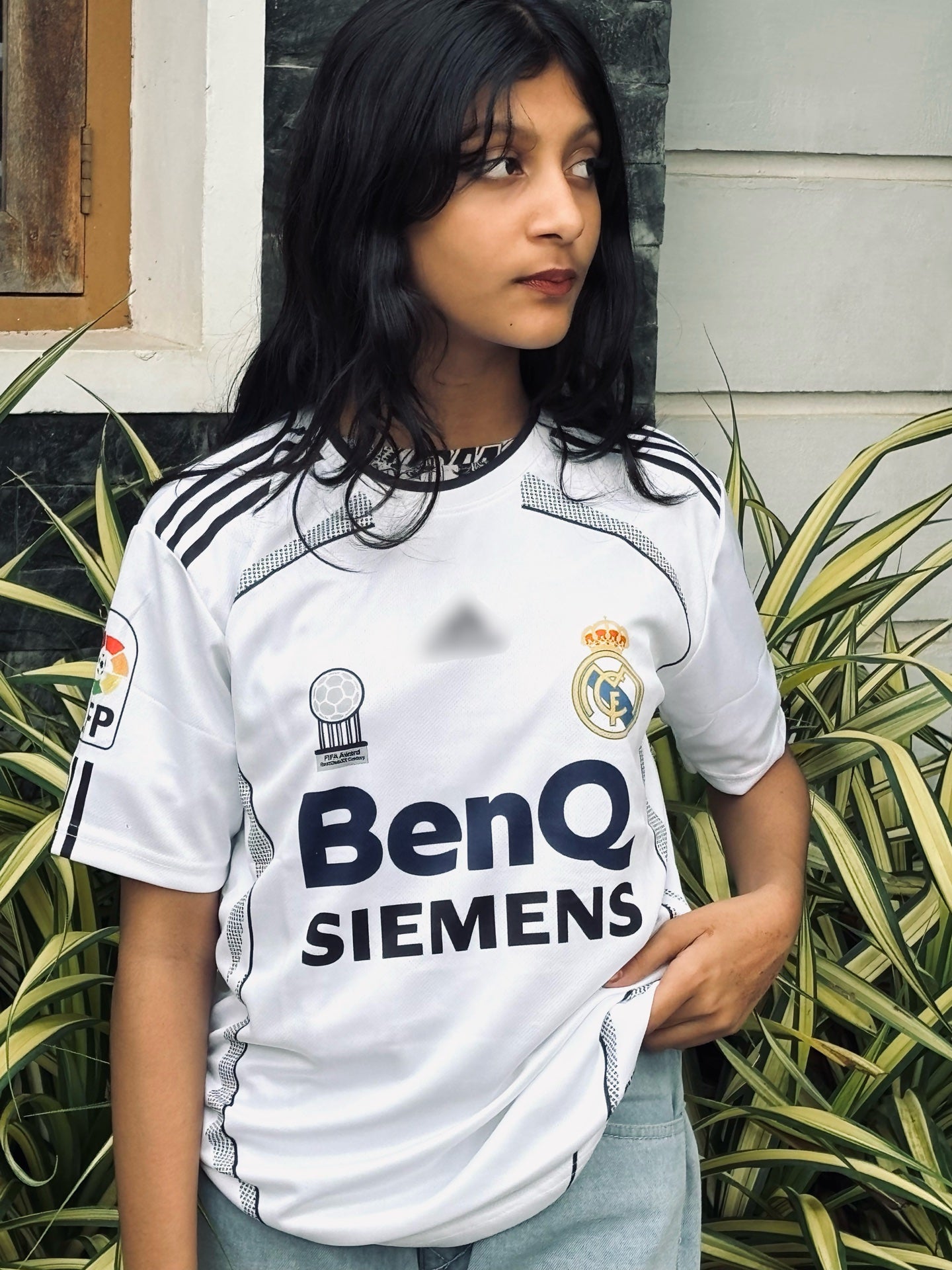 Real madrid Roberto carlos vintage half sleeve P19 - ms retro store