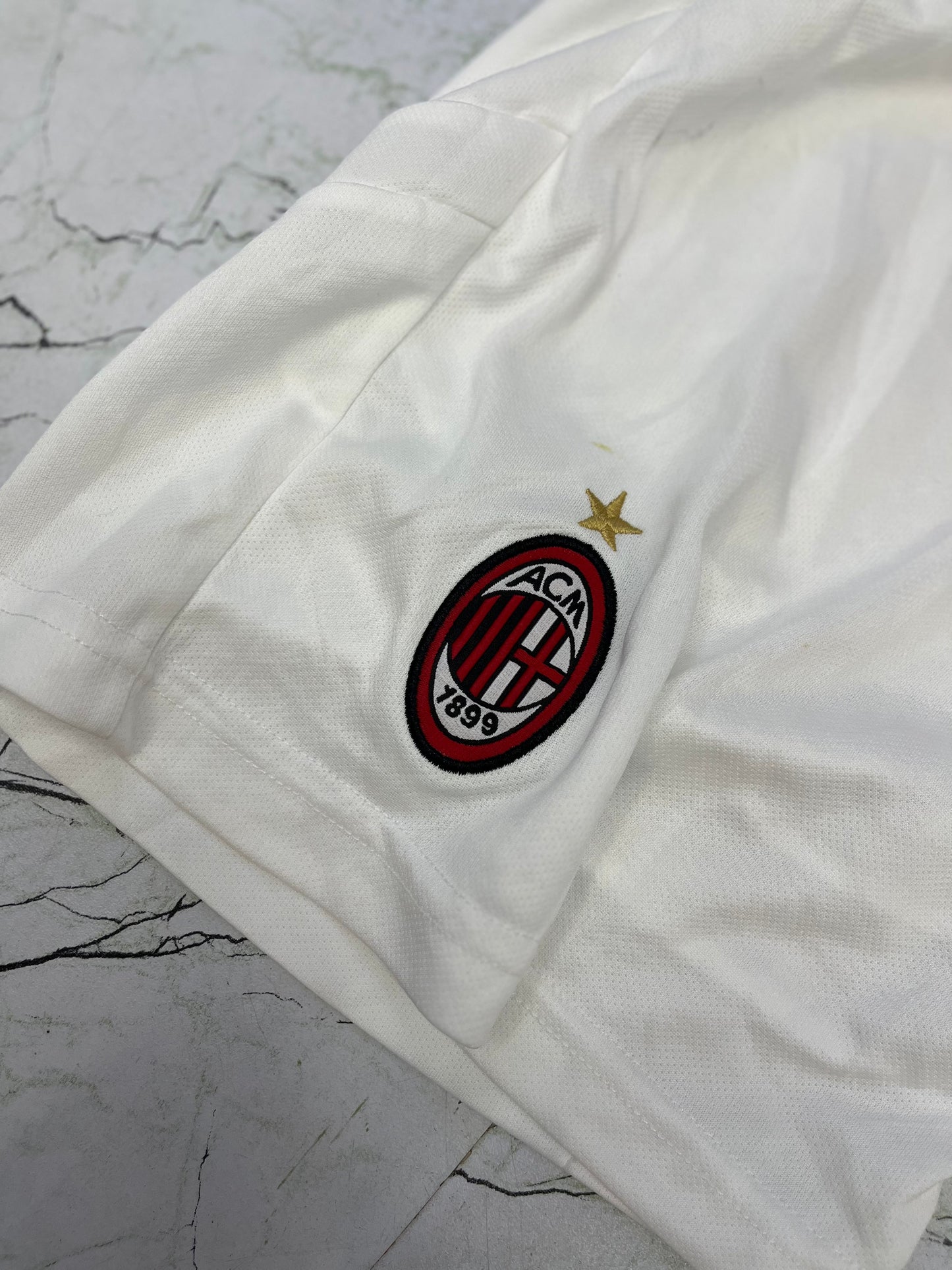 Premium first quality  Ac Milan White     Shorts - Ms Retro Store