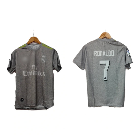 Real madrid 2015-16 Away kit Ronaldo Half sleeve P542 - Ms Retro Store