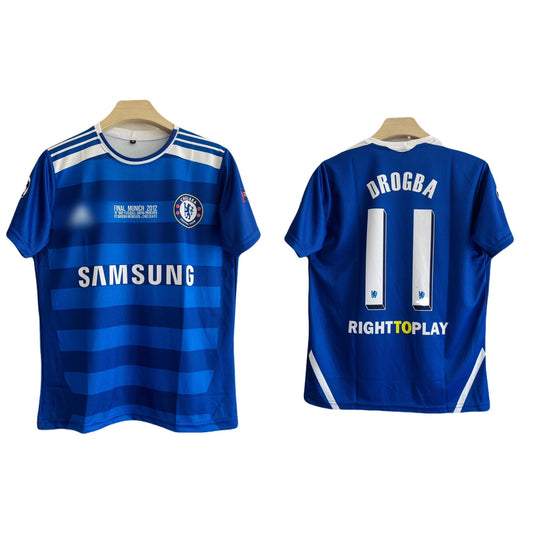 Best Retro jersey Chelsea 2012 Ucl final edition Drogba Chelsea jersey P6 - Ms retro store